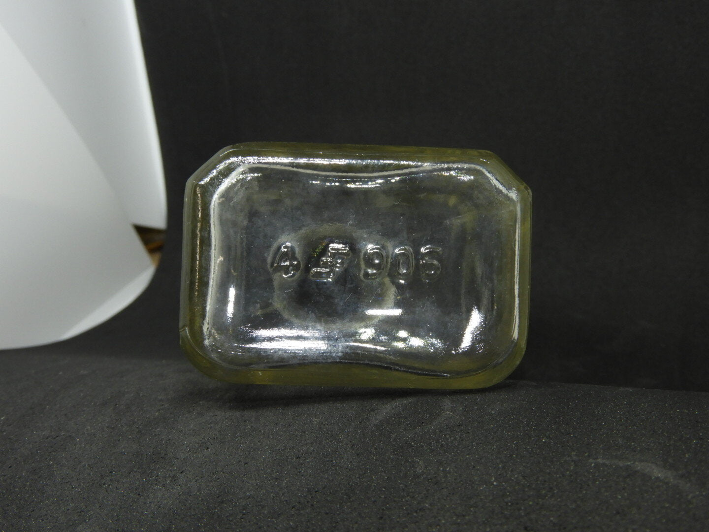 Vintage 6 oz Clear Glass Apothecary Bottle