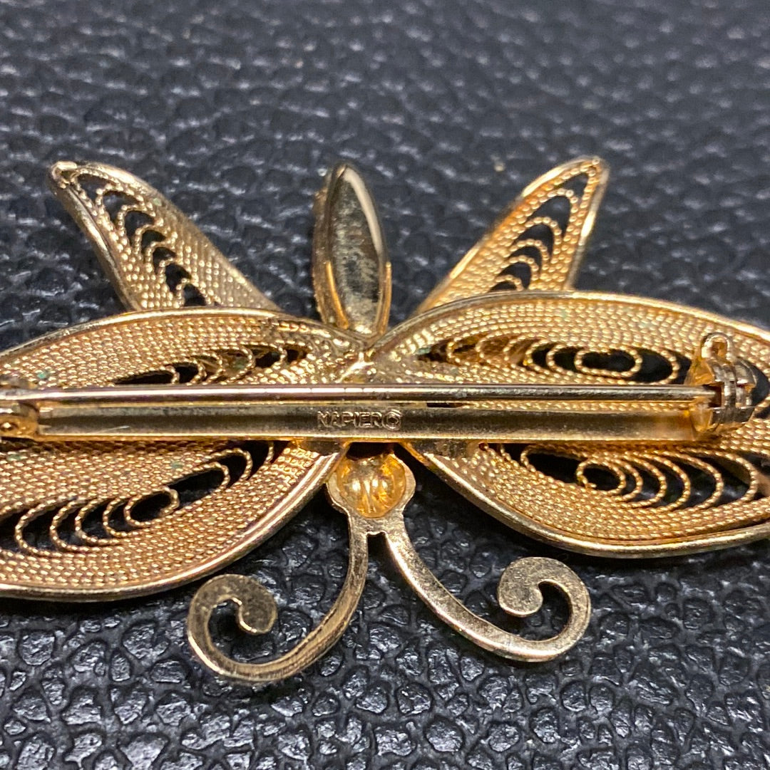 Vintage Napier Butterfly Brooch