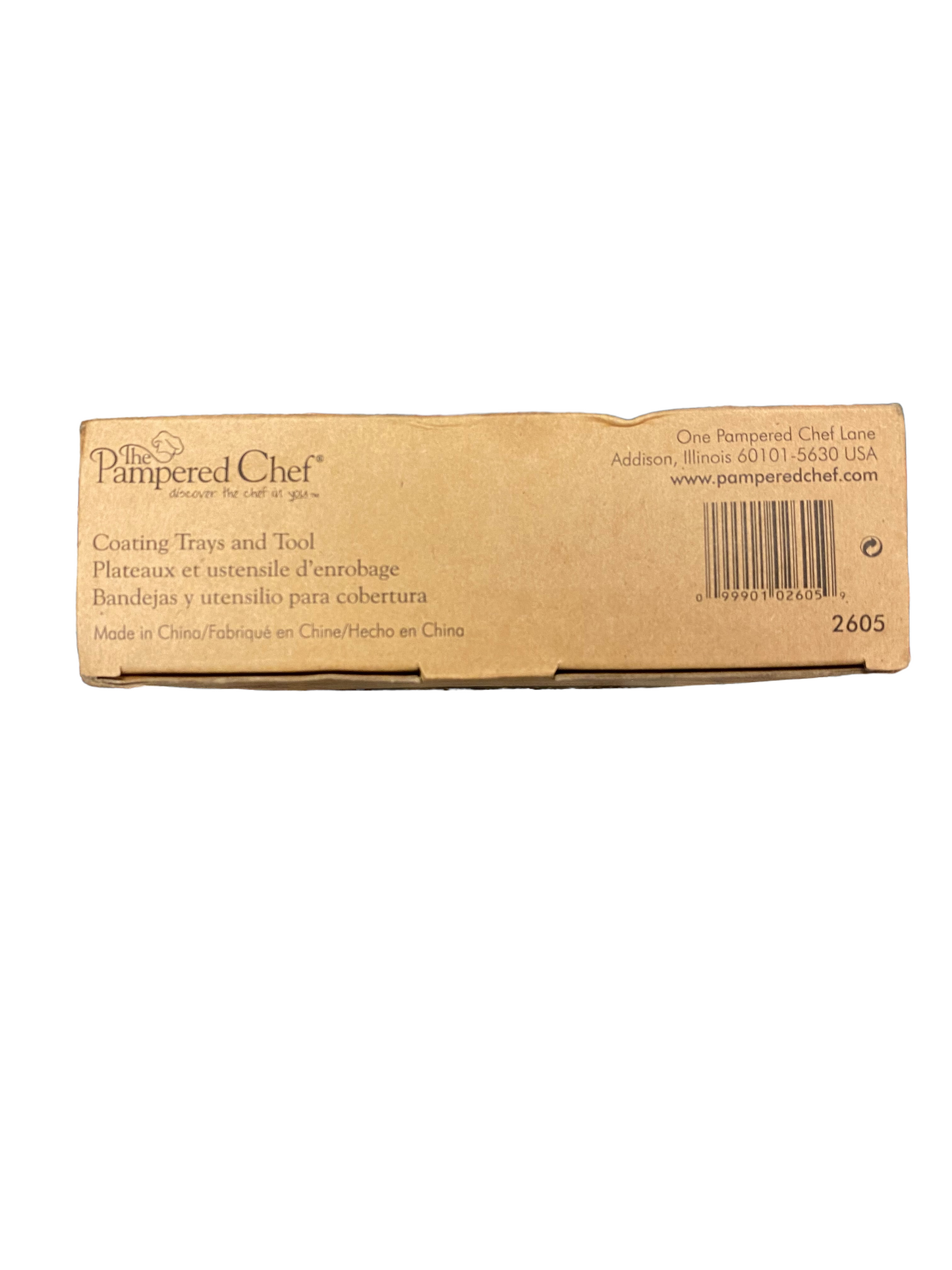 Pampered Chef Coating Interlocking Trays & Dipping Tongs Tool 2605 New