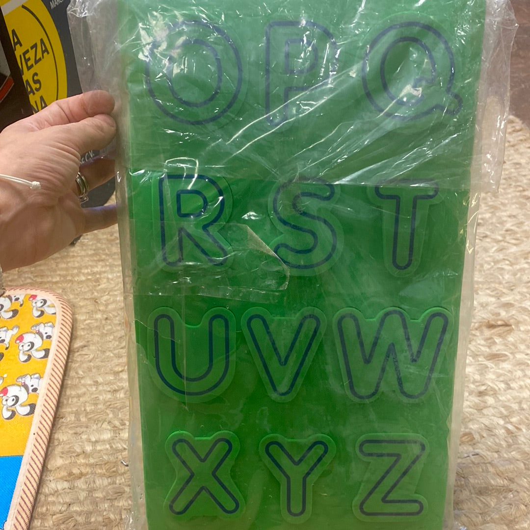 Foam Double-Sided Alphabet Stamper Letters