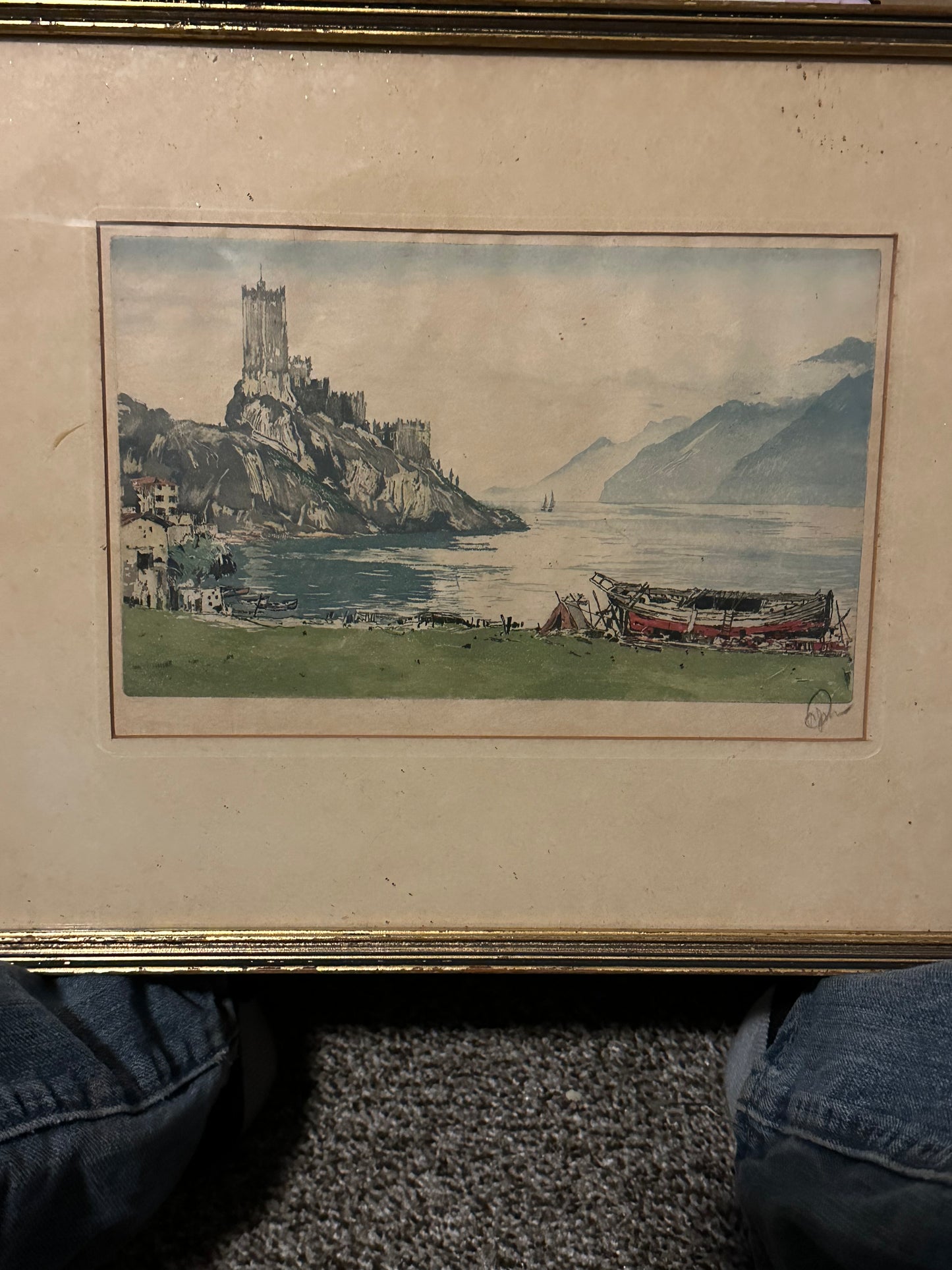 Italy: Malcesine, Lake Garda / circa 1930