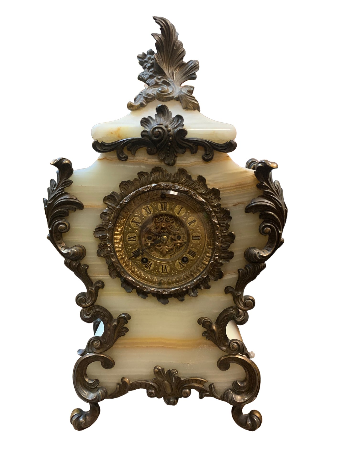 Early 19th Century French Onyx Ormolu Clock