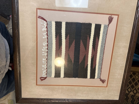 Navajo Hand Woven Wool Textile
