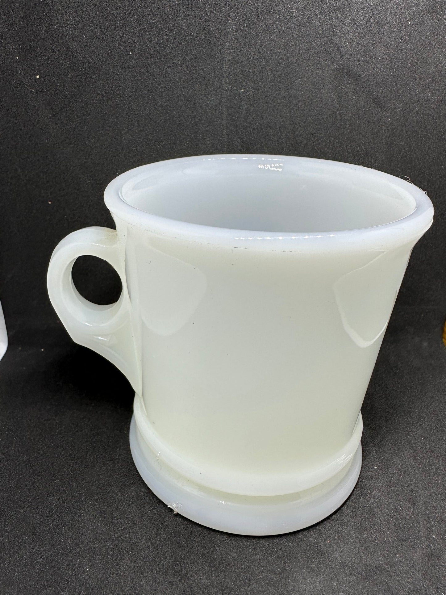 Vintage AVON Iron Horse Locomotive Train Milk Glass Shaving Mug