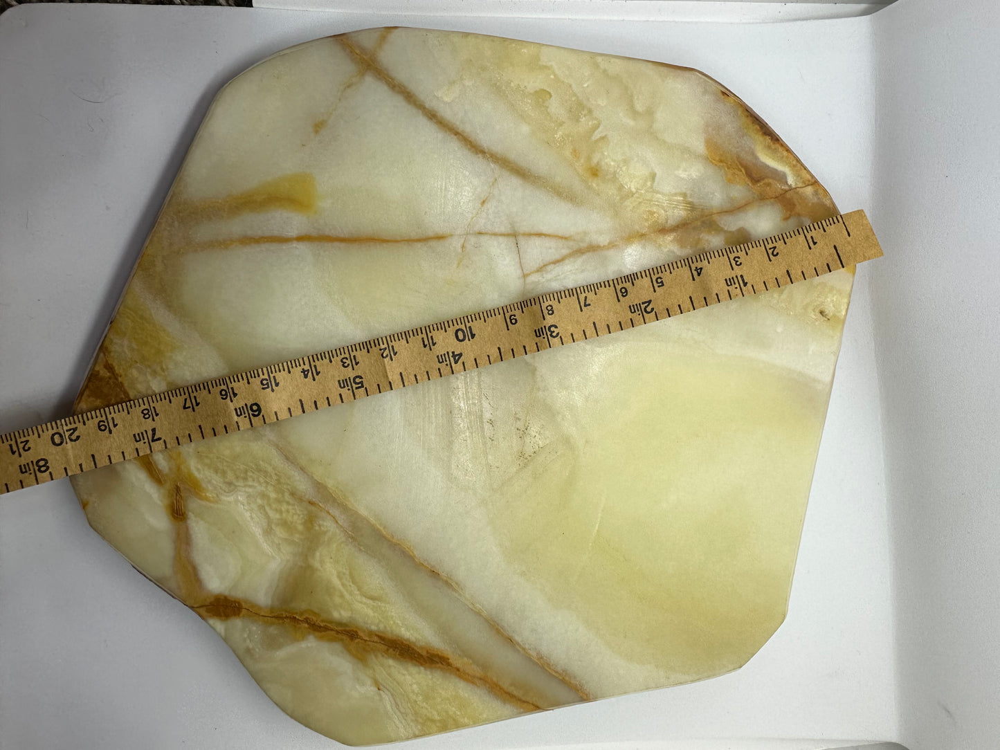 Vintage Alabaster Marble Stone Large Ashtray