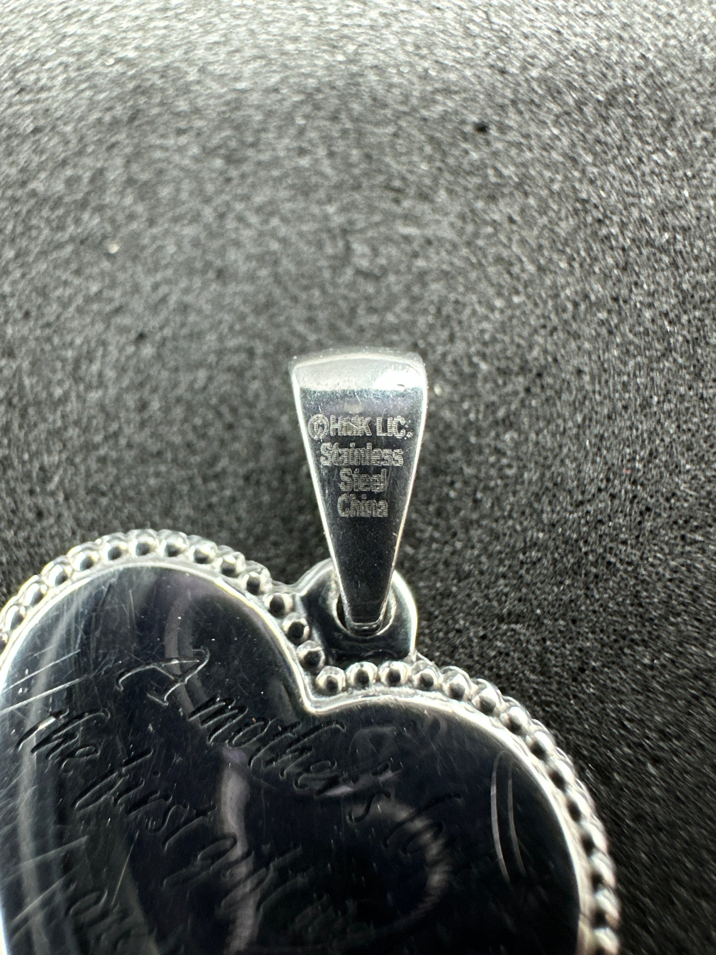 Vintage Connections from Hallmark Stainless Mom Necklace Charm