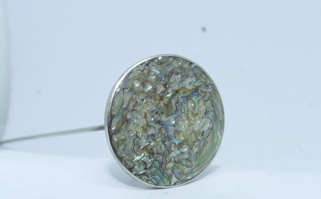 Antique Small Abalone Hat Pin