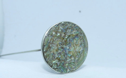 Antique Small Abalone Hat Pin