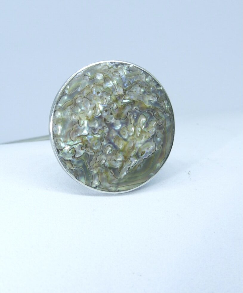 Antique Small Abalone Hat Pin