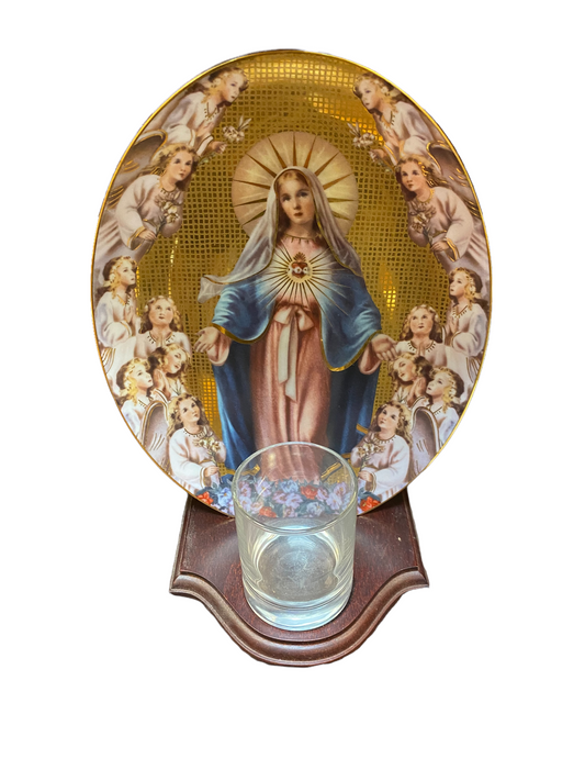 The Franklin Mint Heirloom Recommendation Mary Queen of Angels Limited Edition.