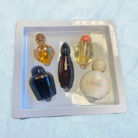 YVES ROCHER Venise,, Orchidee, Magnolia, and Mil Rose EDT France Parfum two .50fl oz and three .25fl oz.