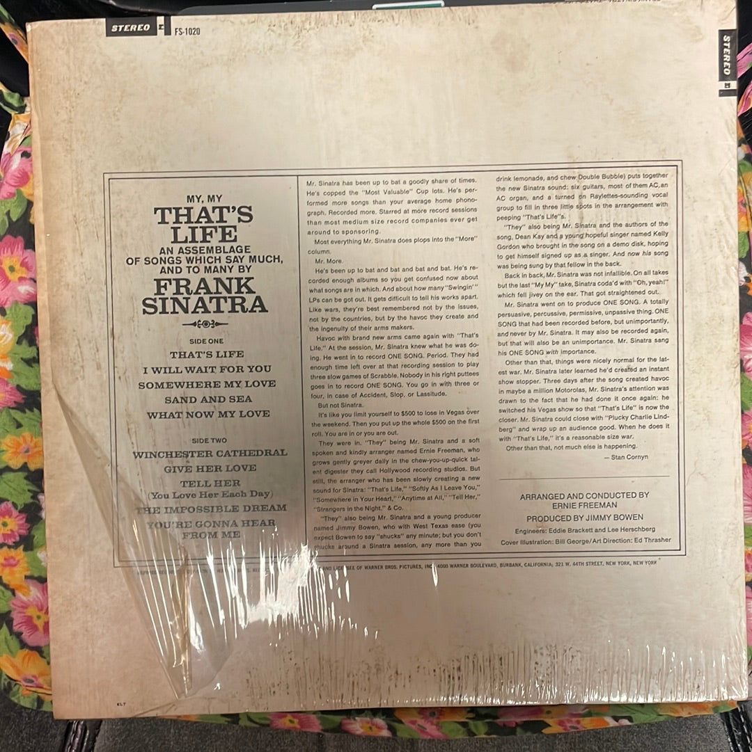 Frank Sinatra Thats Life NEAR MINT Reprise Records Vinyl LP