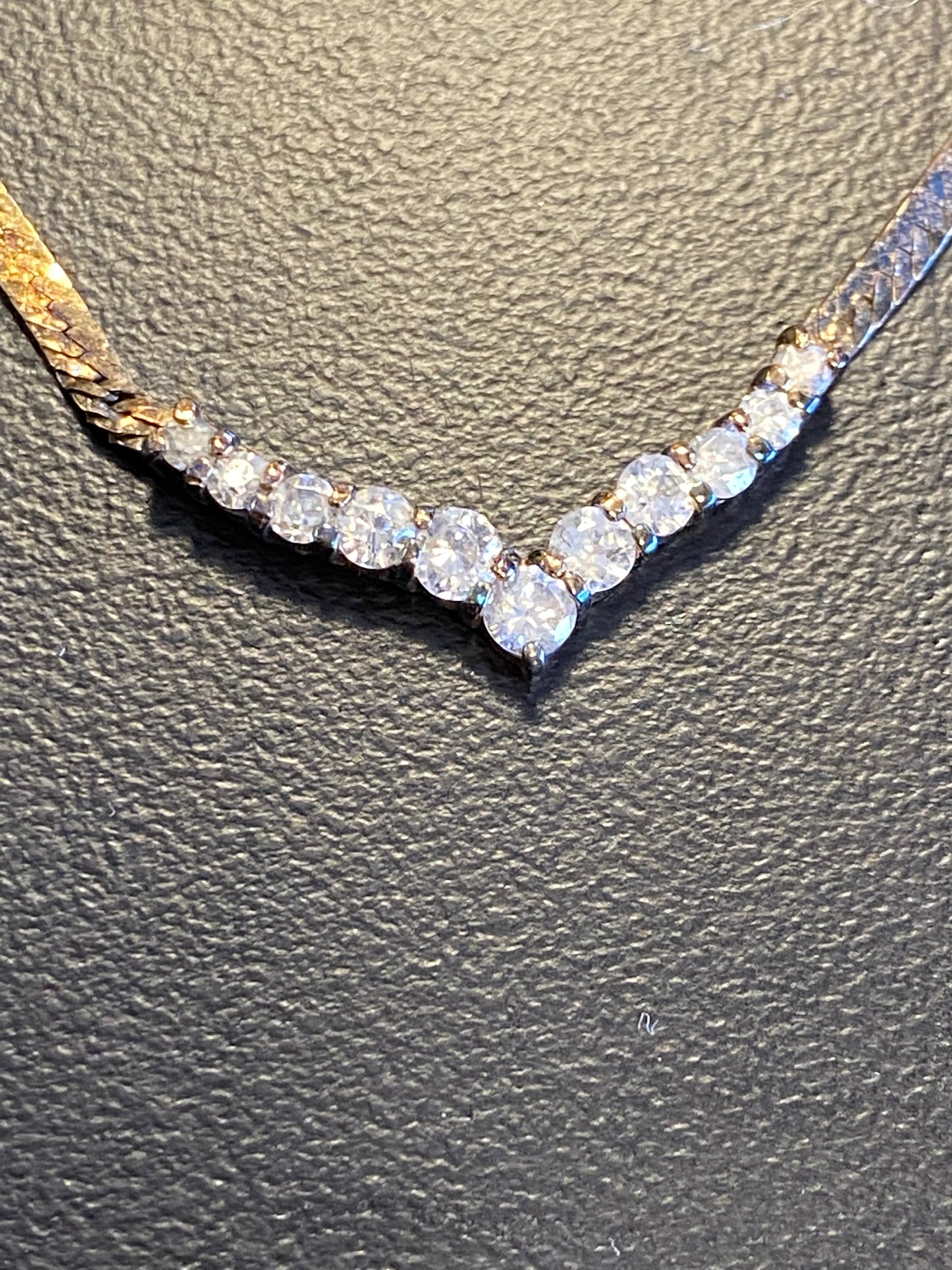 Gold plated necklace