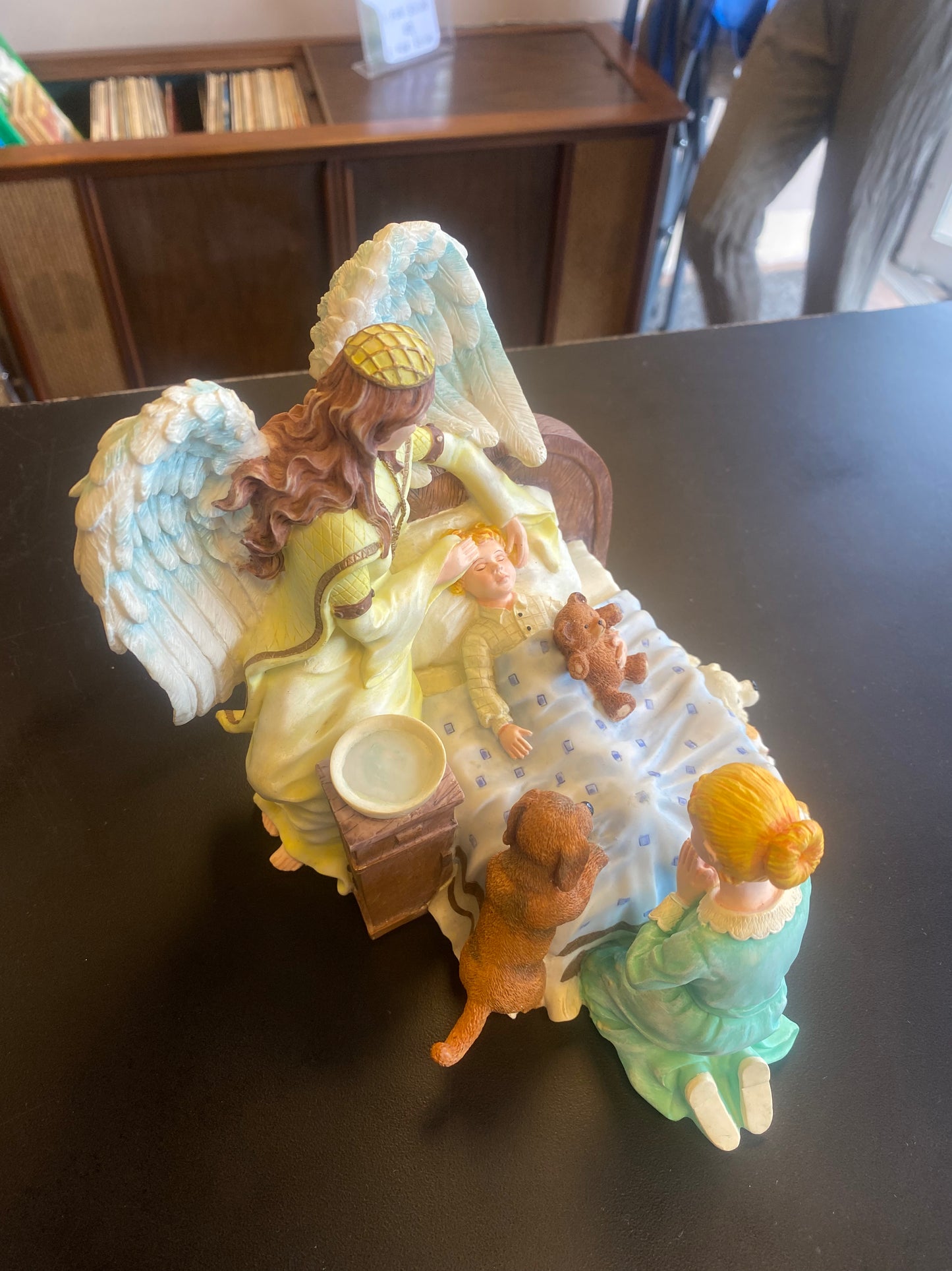 A Prayer Answered Sculpture by Sheena Easton 4 Seymour Mann ANGEL'S TOUCH Figurine.