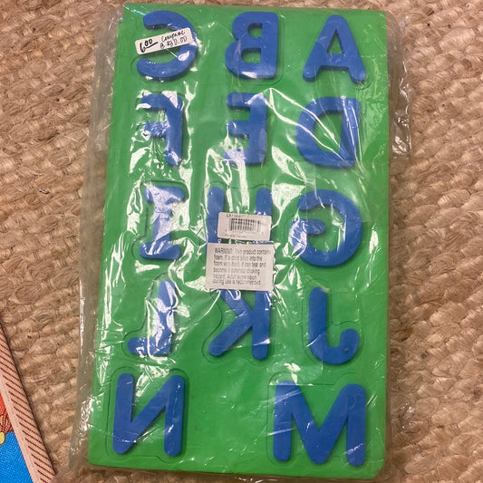Foam Double-Sided Alphabet Stamper Letters