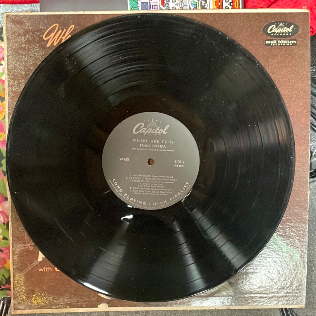 FRANK SINATRA Where Are You CAPITOL 855 Original LP Album 1st Press Black Label