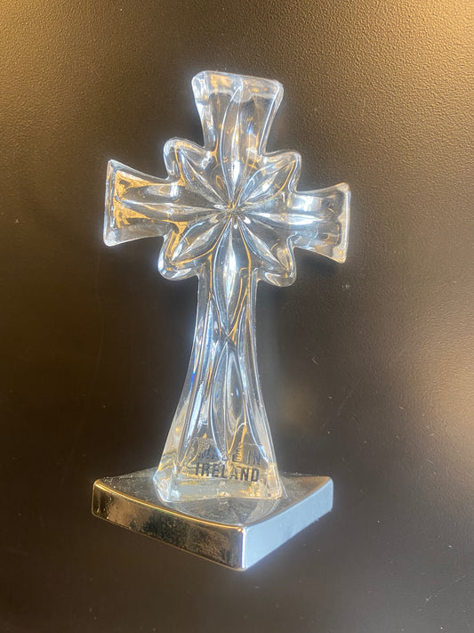 Killarney Crystal Cross Made in Ireland.