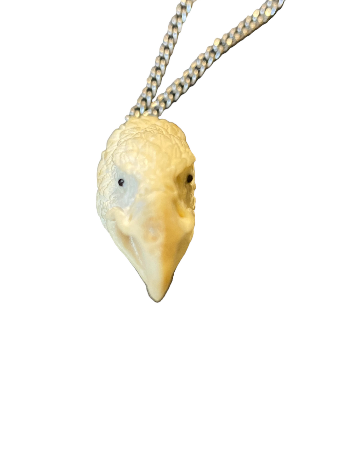Eagle Head Hand Carved out of Bone.