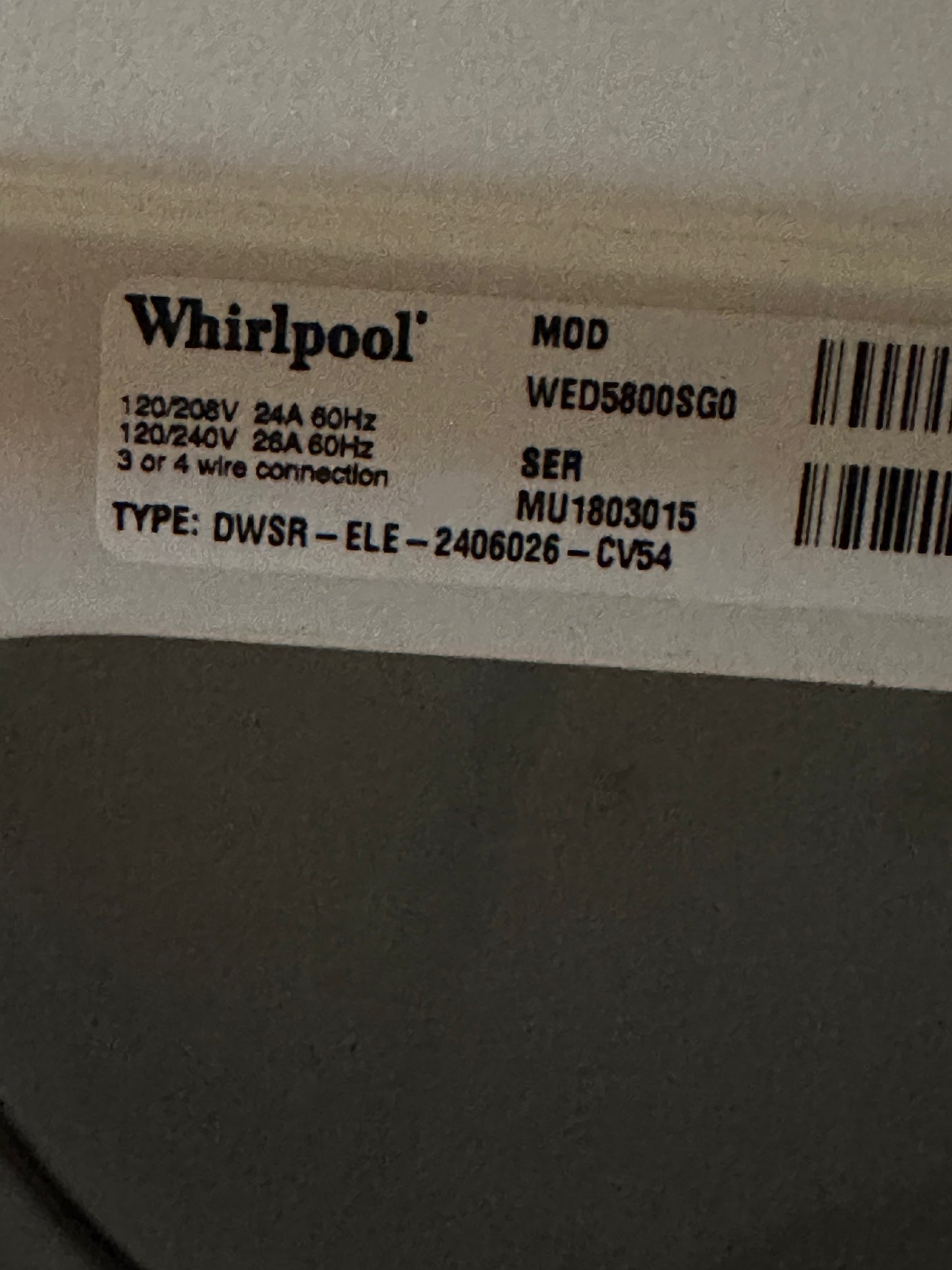 Electric dryer
