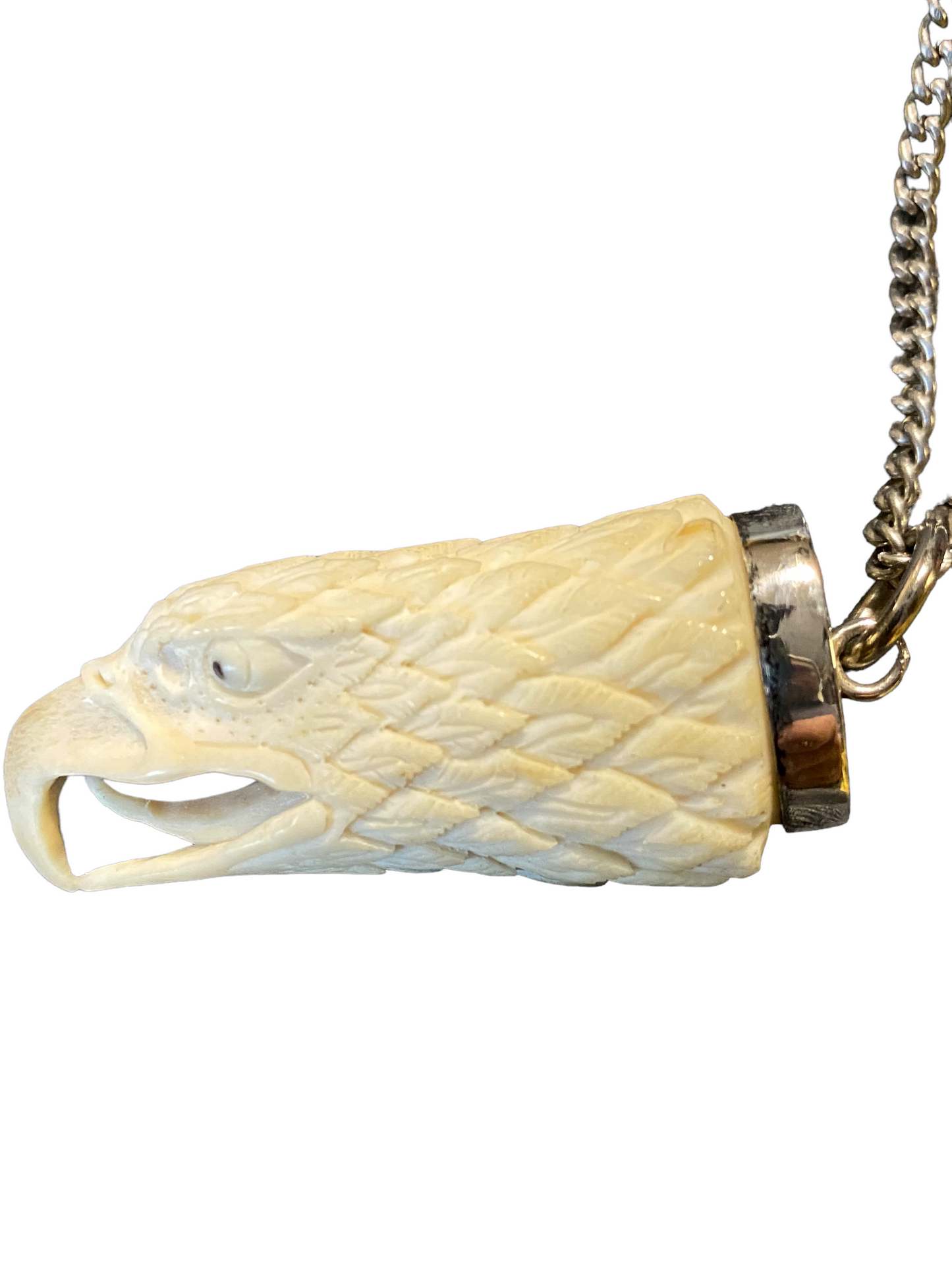 Eagle Head Hand Carved out of Bone.