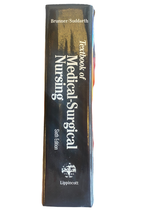 Textbook Of Medical Surgical Nursing 6th Edition Brunner/Suddarth