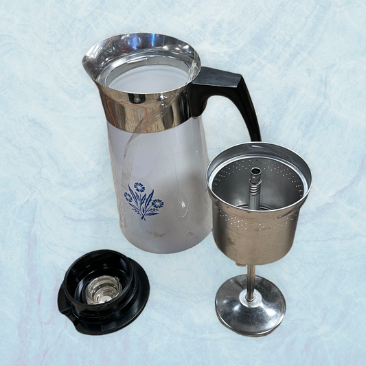 Corning Cornflower Blue 9-Cup Coffee Pot