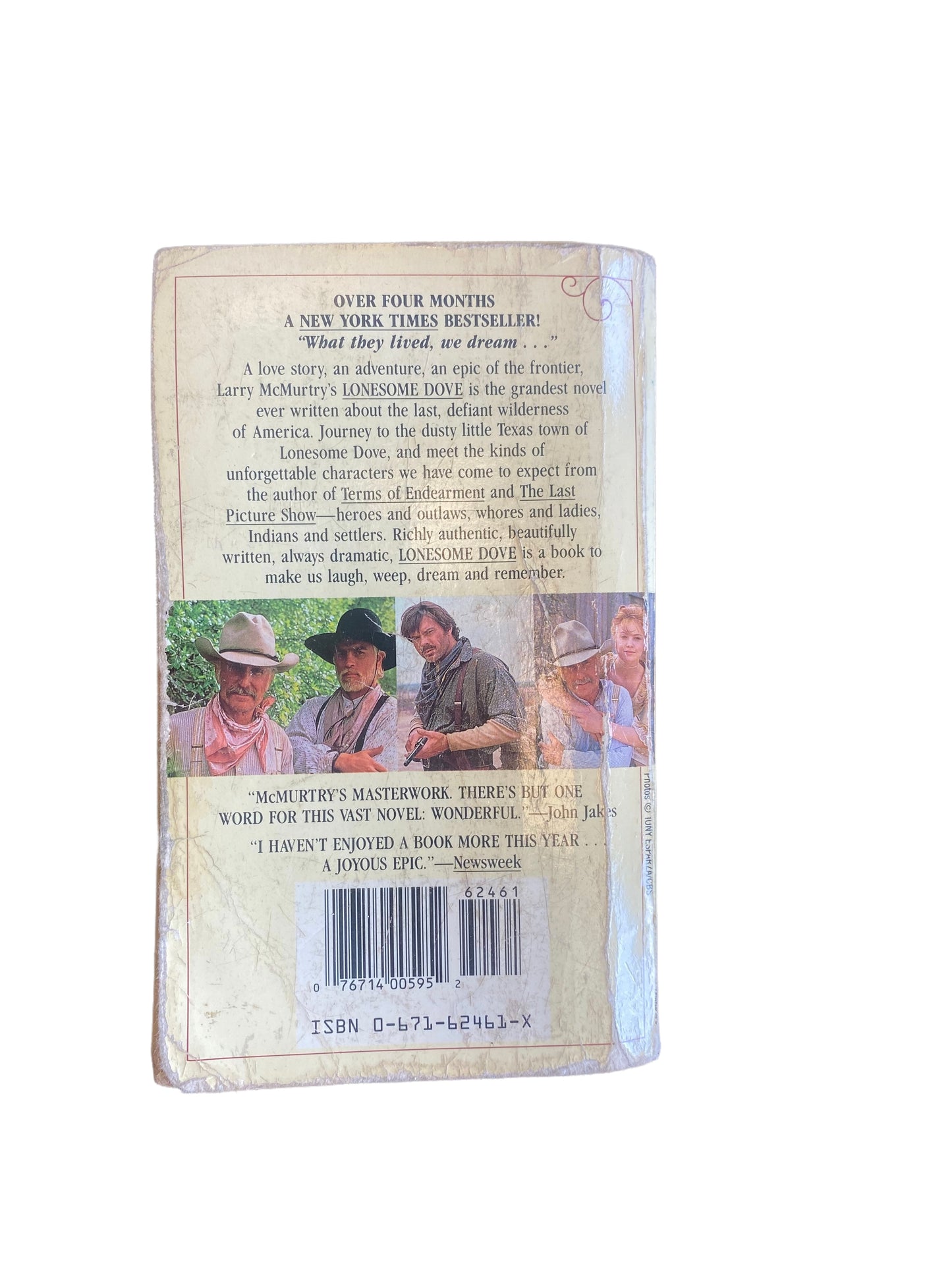 Lonesome Dove by Larry McMurtry 1986 paperback